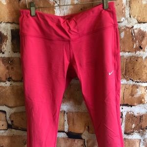 Nike Pink DRI-FIT Cropped Pants